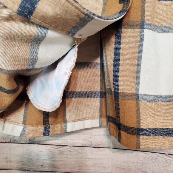 Cavalini Los Angeles OUTERWEAR One Button Jacket Pockets Brown Women's Size M - Picture 10 of 16